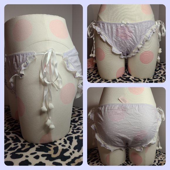 Rare ✨️ Victoria's Secret Y2K Cotton Side Tie Panty Size Sm
